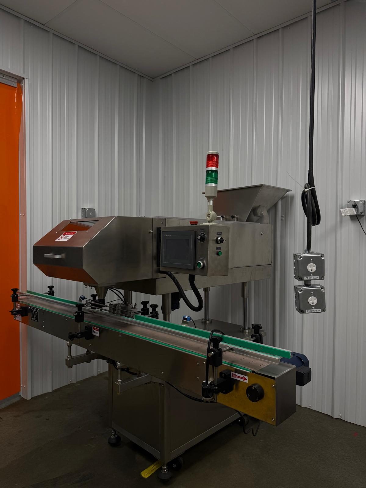 Capsule counting and filling line