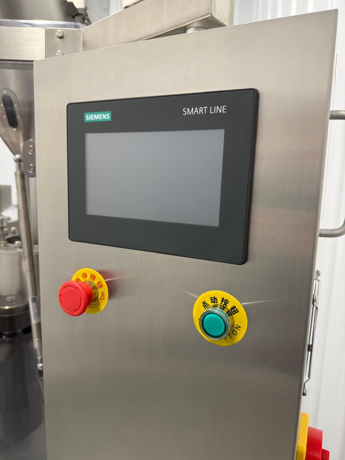 Control panel on the production floor